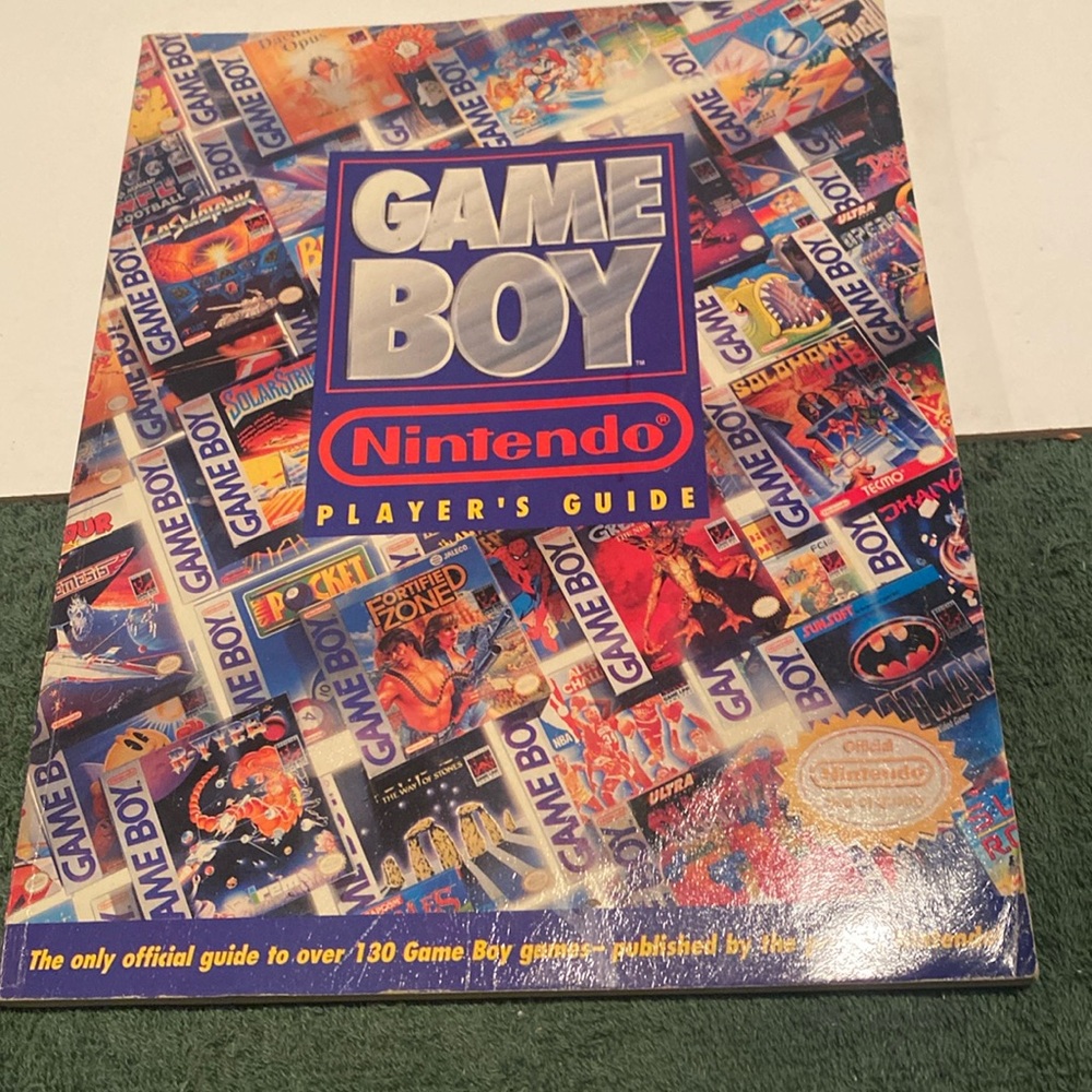 Vintage 1991 Nintendo Game Boy Player’s Guide in used but good condition